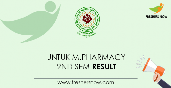 JNTUK-M.Pharmacy-2nd-Sem-Result
