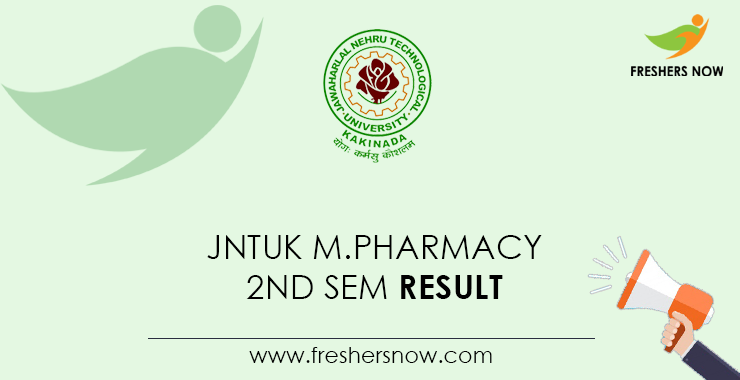 JNTUK M.Pharmacy 1st Semester PCI R19 R16 Results 2023