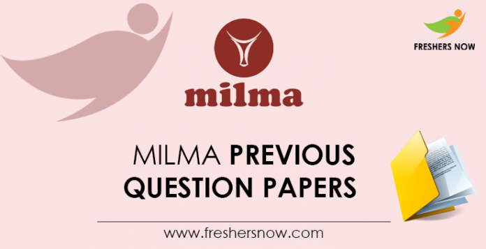 MILMA-Previous-Question-Papers