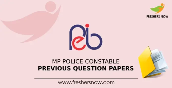 MP Police Constable Previous Question Papers