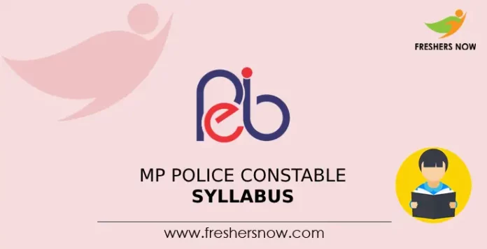 MP Police Constable Syllabus