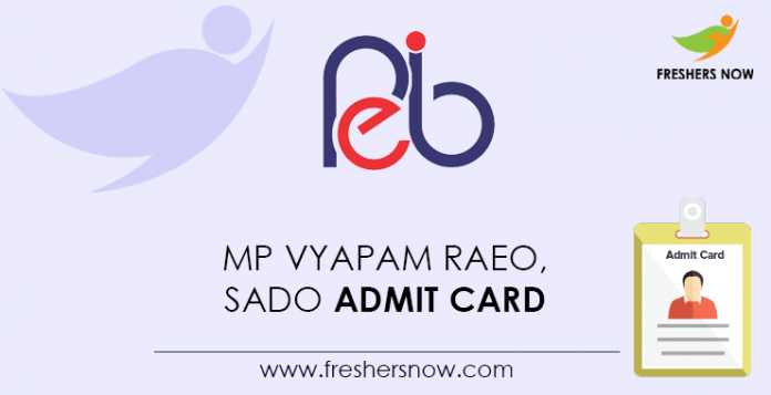 MP-Vyapam-RAEO,-SADO-Admit-Card
