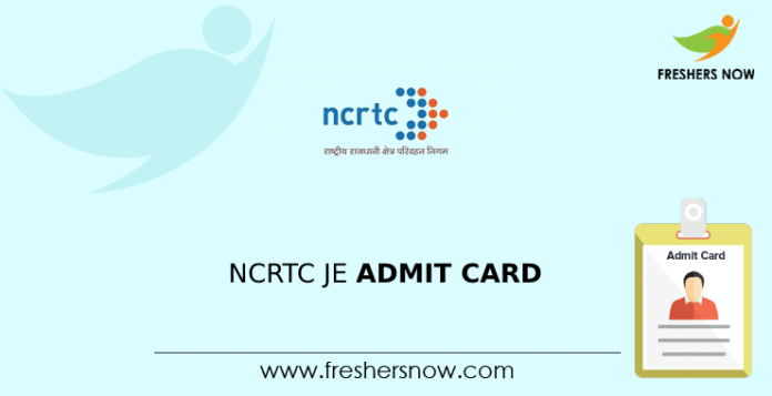NCRTC JE Admit Card