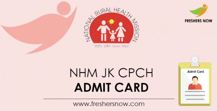 NHM-JK-CPCH-Admit-Card