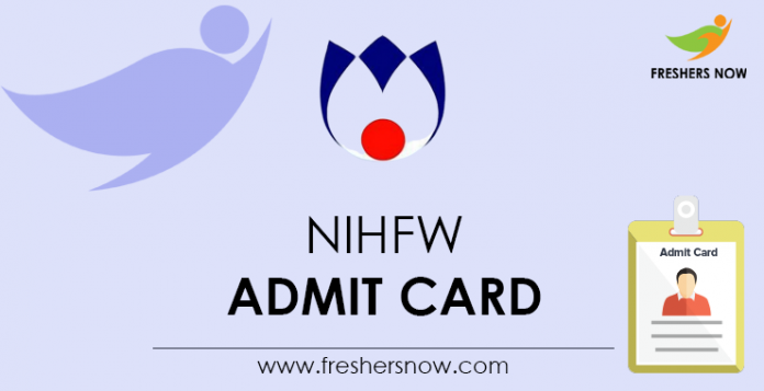 NIHFW-Admit-Card