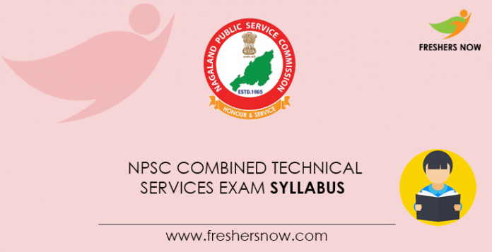 NPSC Combined Technical Services Exam Syllabus 2021