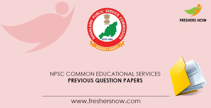 NPSC Common Educational Services Exam Previous Question Papers