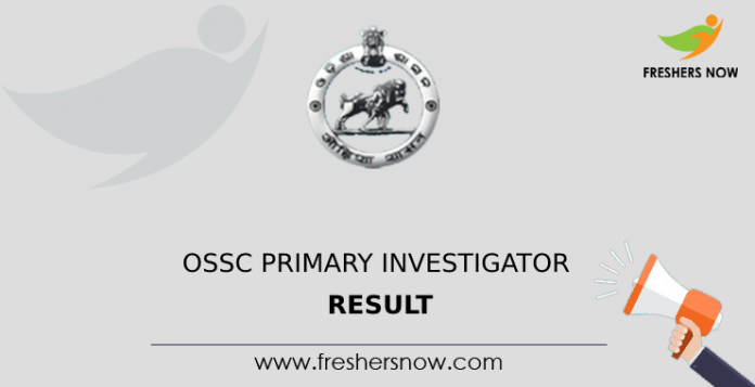 OSSC Primary Investigator Result