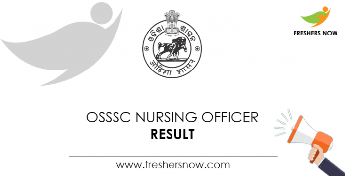 OSSSC-Nursing-Officer-Result