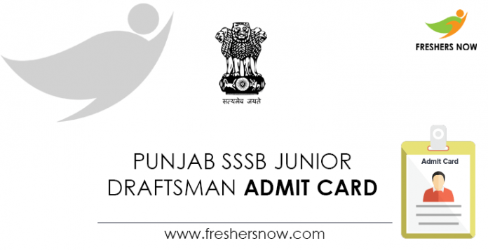 Punjab-SSSB-Junior-Draftsman-Admit-Card