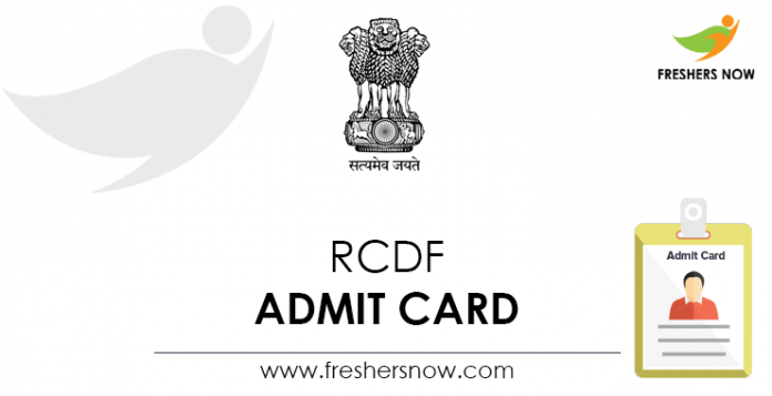 RCDF-Admit-Card