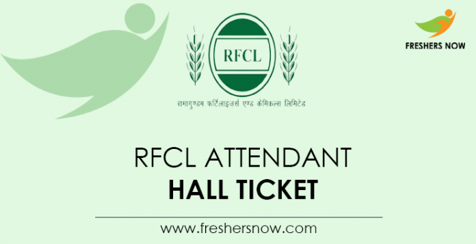 RFCL-Attendant-Hall-Ticket