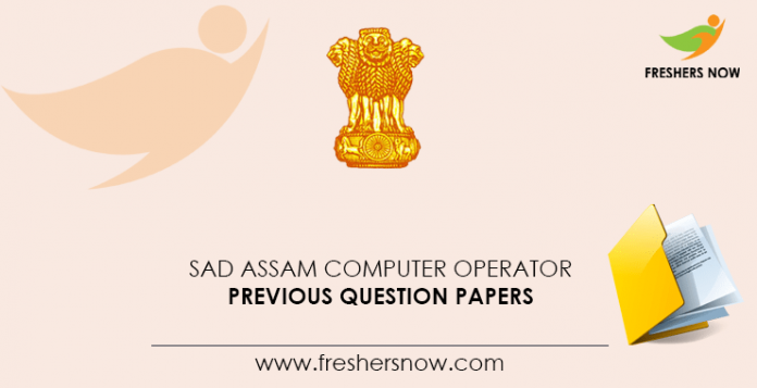 SAD-Assam-Computer-Operator-Previous-Question-Papers
