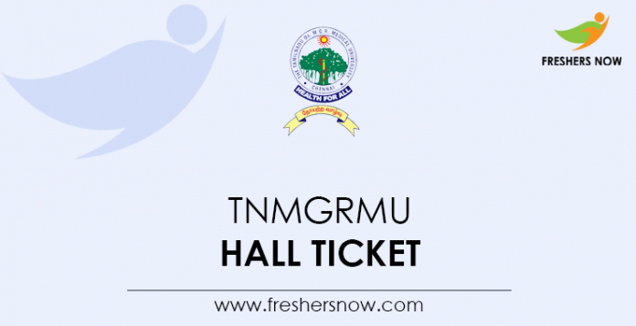TNMGRMU-Hall-Ticket