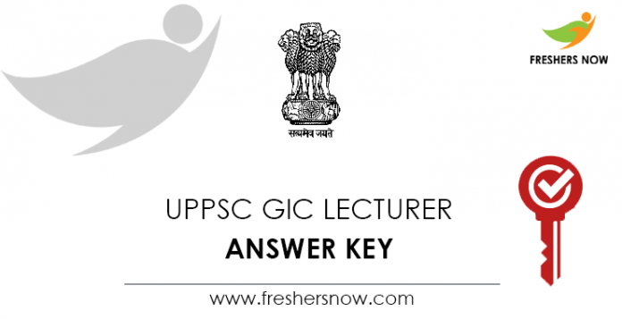 UPPSC-GIC-Lecturer-Answer-Key