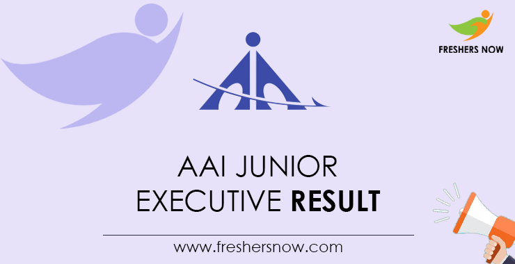 AAI ATC Result 2024 (Out) | Junior Executive Cut Off Marks