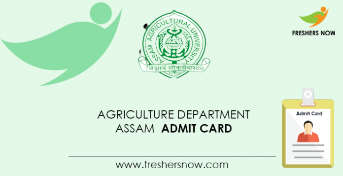 Agriculture-Department-Assam--Admit-Card