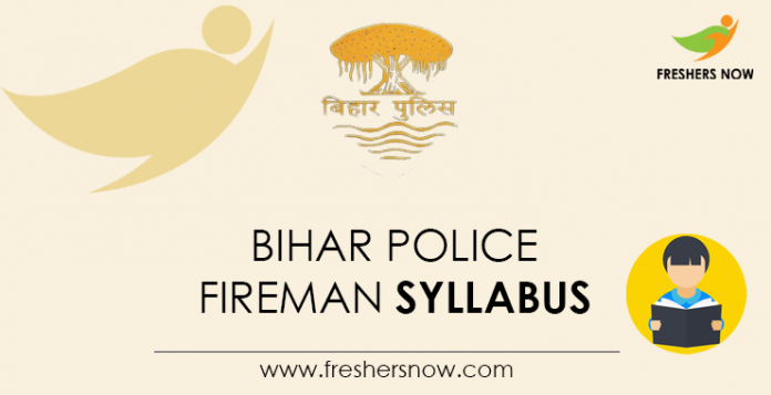 Bihar-Police-Fireman-Syllabus