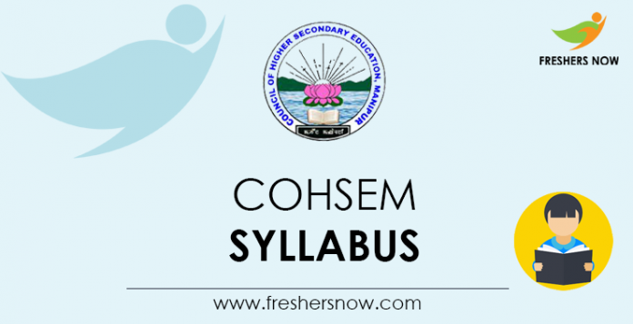 COHSEM Syllabus