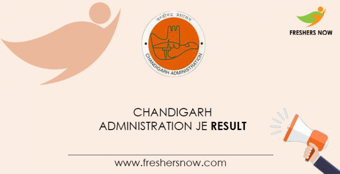 Chandigarh-Administration-JE-Result