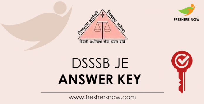 DSSSB-JE-Answer-Key