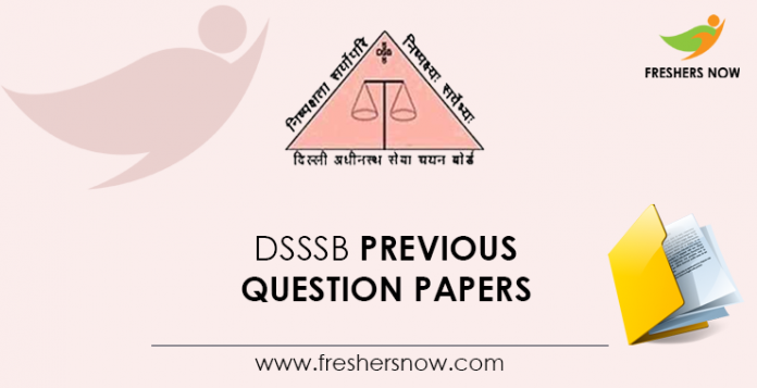 DSSSB-Previous-Question-Papers