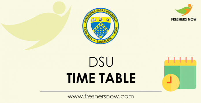 DSU Time Table