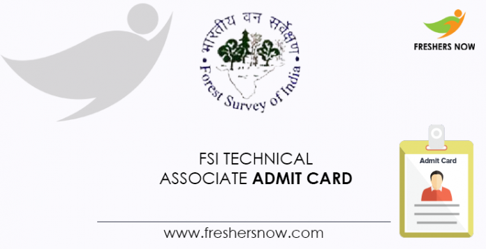 FSI-Technical-Associate-Admit-Card