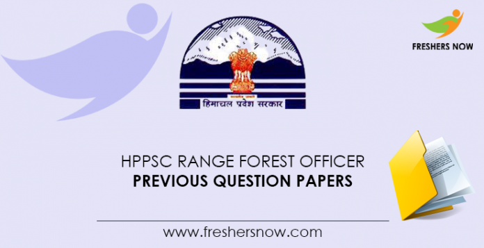 HPPSC Range Forest Officer Previous Question Papers