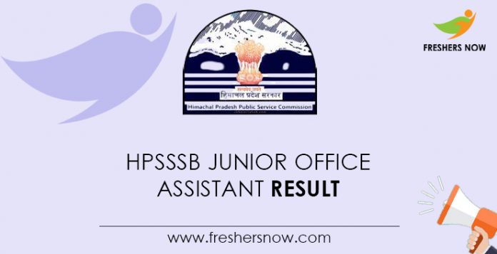 HPSSSB-Junior-Office-Assistant-Result