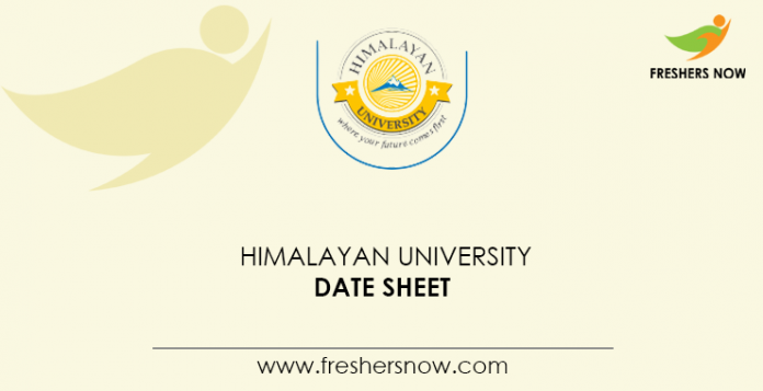 Himalayan-University-Date-Sheet