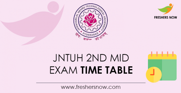 JNTUH-2nd-Mid-Exam-Time-Table