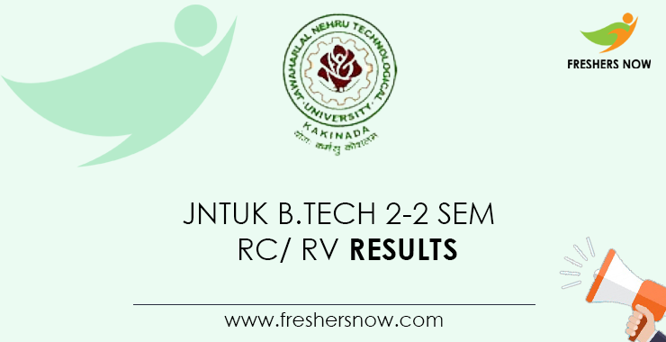 JNTUK B.Tech 2 2 Sem RC RV Results 2023 OUT for R20 R19 R16 R13