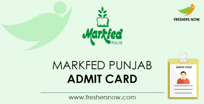 Markfed-Punjab-Admit-Card
