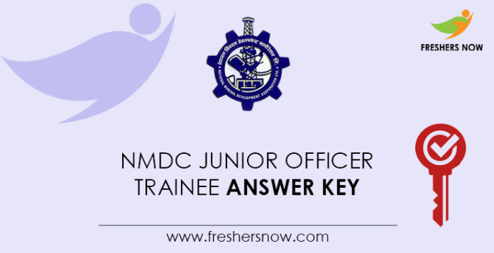 NMDC-Junior-Officer-Trainee-Answer-Key