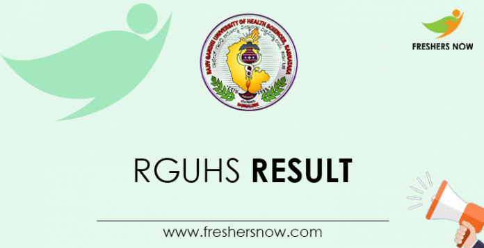 RGUHS Result