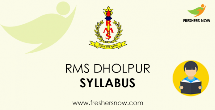 RMS Dholpur Syllabus