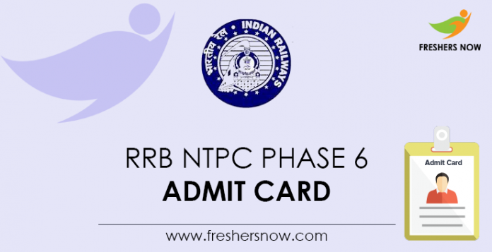 RRB-NTPC-Phase-6-Admit-Card