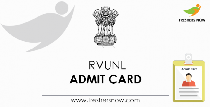 RVUNL-Admit-Card