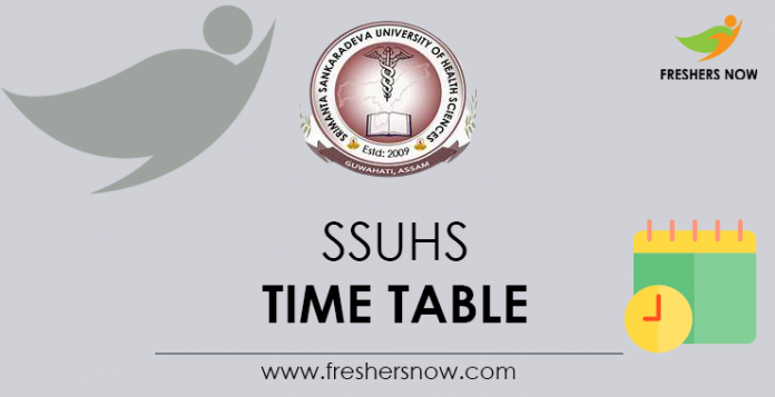 SSUHS Time Table