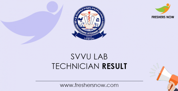 SVVU-Lab-Technician-Result