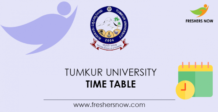 Tumkur University Time Table