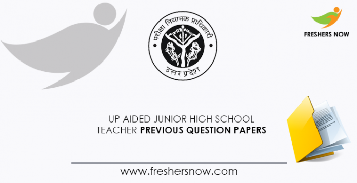 UP Aided Junior High School Teacher Previous Question Papers