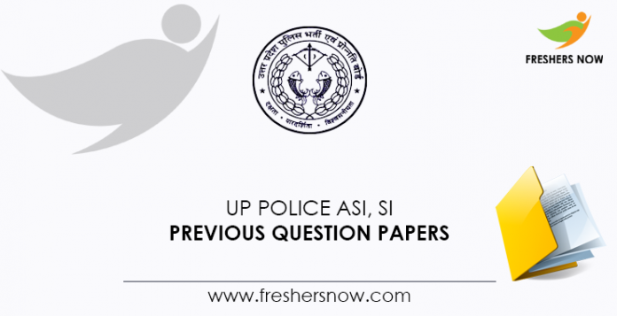 UP Police ASI, SI Previous Question Papers
