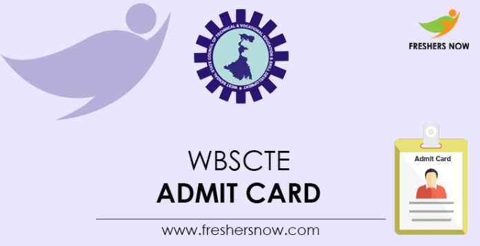 WBSCTE Admit Card