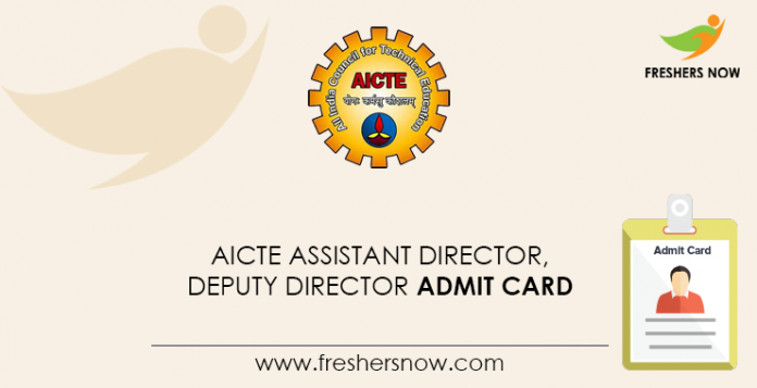 AICTE-Assistant-Director,-Deputy-Director-Admit-Card