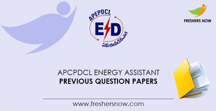 APCPDCL-Energy-Assistant-Previous-Question-Papers