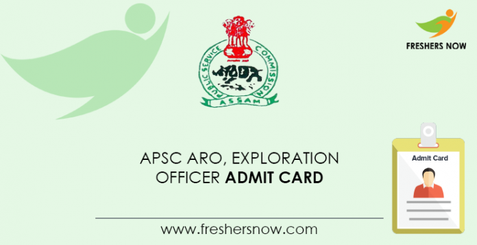 APSC ARO, Exploration Officer Admit Card