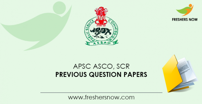 APSC-ASCO,-SCR-Previous-Question-Papers
