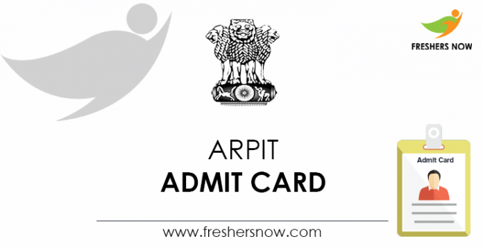 ARPIT-Admit-Card